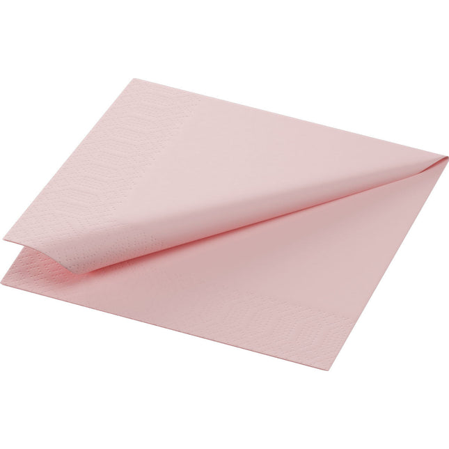 Zellt.-Servietten 24x24 cm, 3-lagig, mellow rose | Packung (250 Servietten)