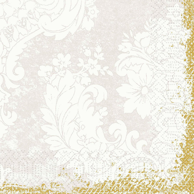 Zellt.-Servietten 33x33 cm, 3-lagig, Royal White | Packung (250 Servietten)