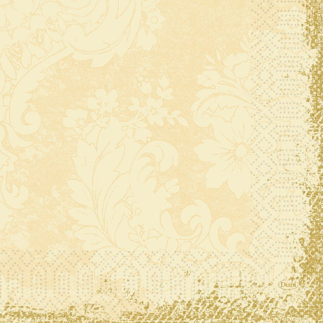 Zellt.-Servietten 33x33 cm, 3-lagig, Royal Cream | Packung (250 Servietten)