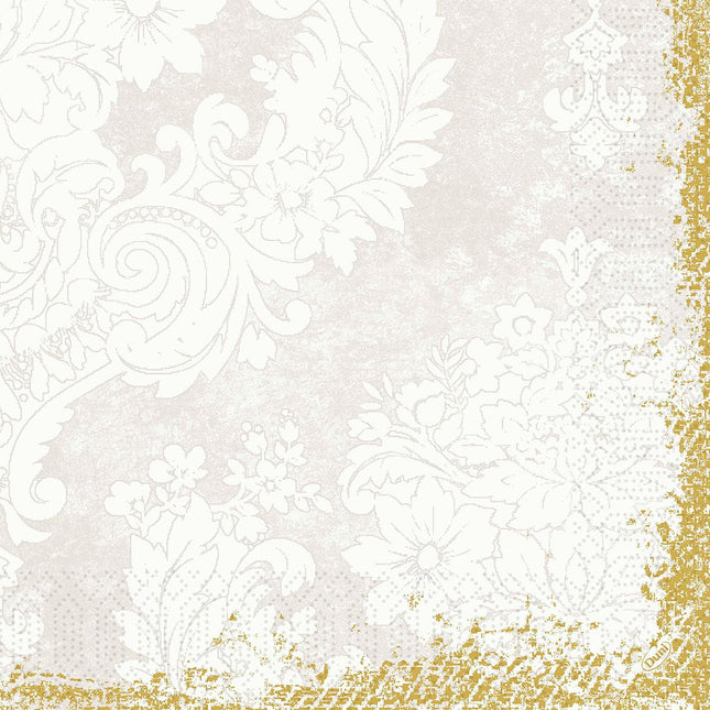 Zellt Servietten 40x40 cm, 3-lagig, Royal White | Packung (250 Servietten)