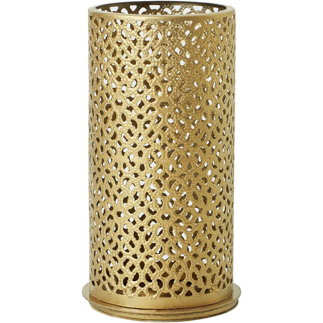 Kerzenhalter Bliss, 140x75 mm, gold - Eleganter Tischdeko Akzent | Packung (1 Stück)