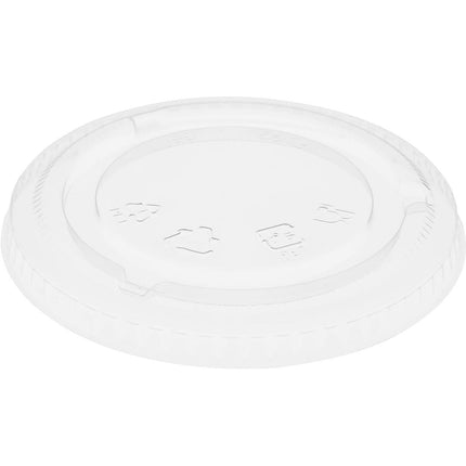 Flacher Deckel geschlossen für 188001-2, rPET  Transparent rPET | Packung (60 Stück)