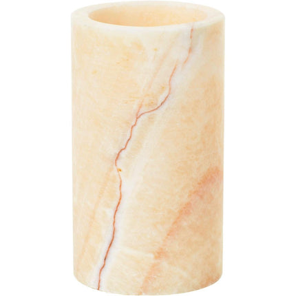 Kerzenhalter aus Mineral Onyx, 125x70 mm - Elegantes Design | Packung (1 Stück)