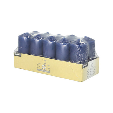 Starpak 10 Stumpenkerzen Ø 40 mm · 90 mm