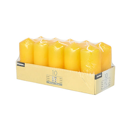 Starpak 10 Stumpenkerzen Ø 40 mm · 90 mm