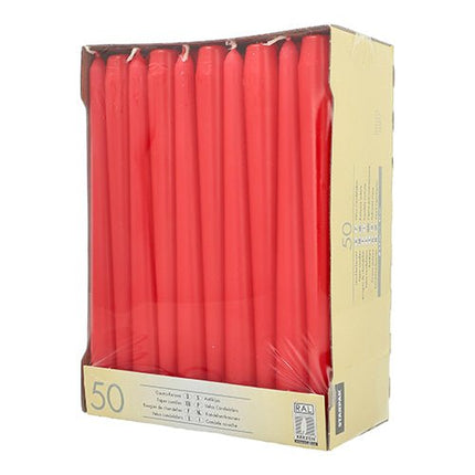 Starpak 50 Leuchterkerzen Ø 2,2 cm · 25 cm