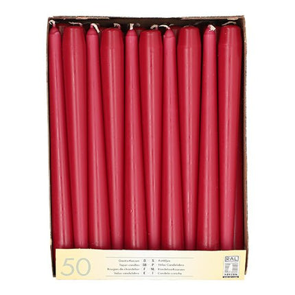 Starpak 50 Leuchterkerzen Ø 2,2 cm · 25 cm