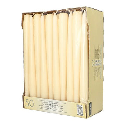 Starpak 50 Leuchterkerzen Ø 2,2 cm · 25 cm