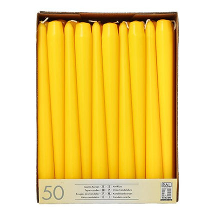 Starpak 50 Leuchterkerzen Ø 2,2 cm · 25 cm