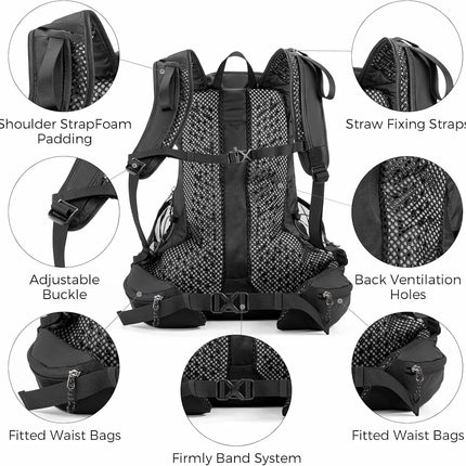 17L Outdoor Rucksack mit 2L Hydration Bladder