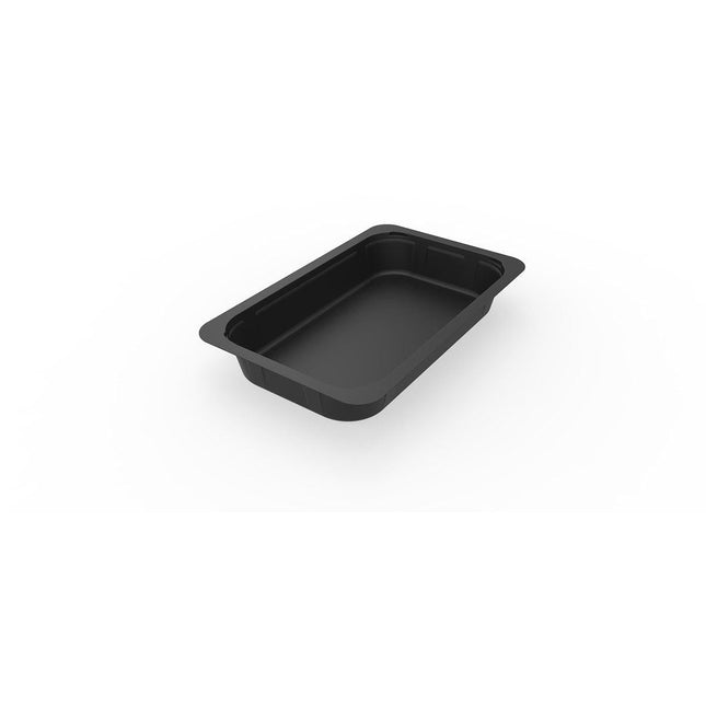 1/4 GN Menüschalen 1 Schwarz PP/MIN 265x162x40  | Packung (225 Stück)