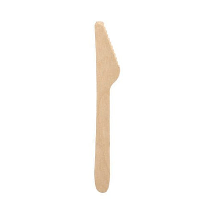 PAPSTAR Holzmesser "pure" 16,5 cm, umweltfreundlich und stabil | Faltschachtel (100 Stück)