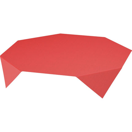 Dunisilk MD Tischdecke 84x84 cm, Linnea rot - Hochwertige Qualität | Packung (20 Stück)