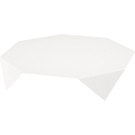 Dunisilk Tischdecke 84x84 cm Linnea weiß - Elegante Tischdekoration | Packung (100 Stück)