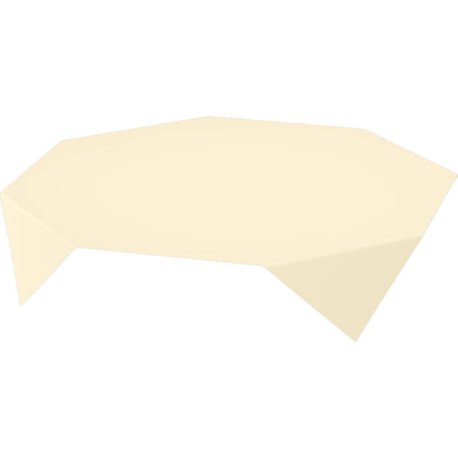 Evolin Mitteldecke 84x84 cm, cream - Elegante Tischdeko für jeden Anlass | Packung (14 Stück)