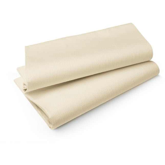 Evolin Mitteldecke 84x84 cm, cream - Elegante Tischdeko für jeden Anlass | Packung (84 Stück)