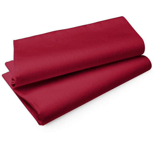 Evolin Mitteldecke 84x84 cm bordeaux - Hochwertige Tischdecke | Packung (84 Stück)