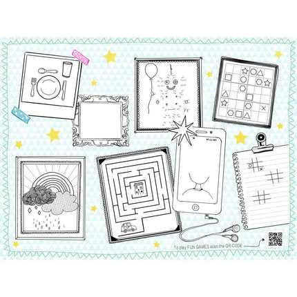 Papier-Tischsets 30 x 40 cm   Keep drawing | Packung (250 Stück)
