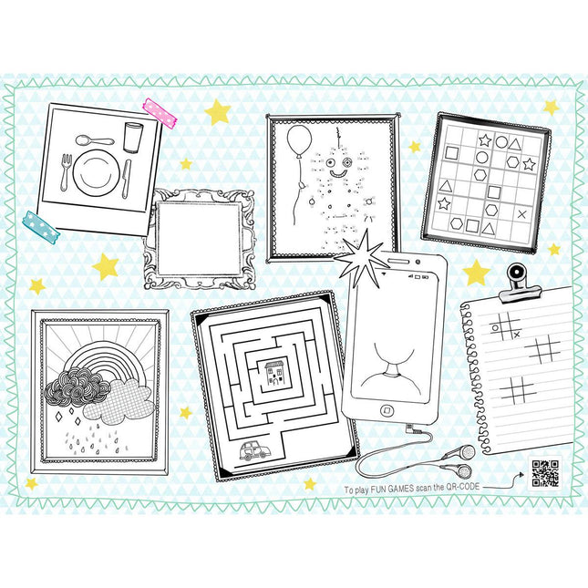 Papier-Tischsets 30 x 40 cm   Keep drawing | Packung (250 Stück)