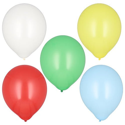 PAPSTAR Luftballons Ø 32 cm, farbig sortiert für Feste | Beutel (8 Stück)