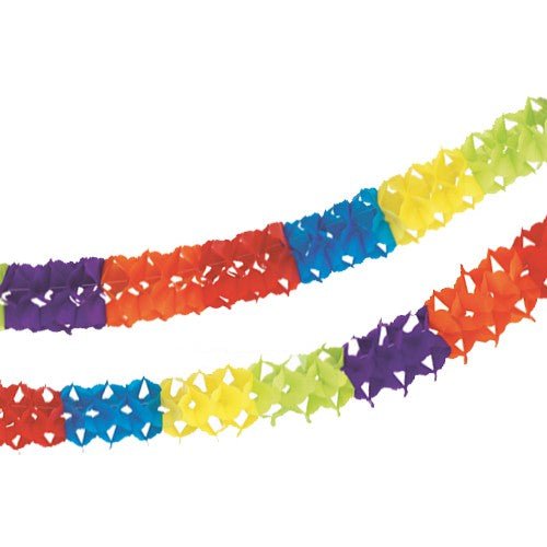PAPSTAR Girlande aus Papier, Ø 11,5 cm, 4 m, festliche Dekoration | Beutel (1 Stück)