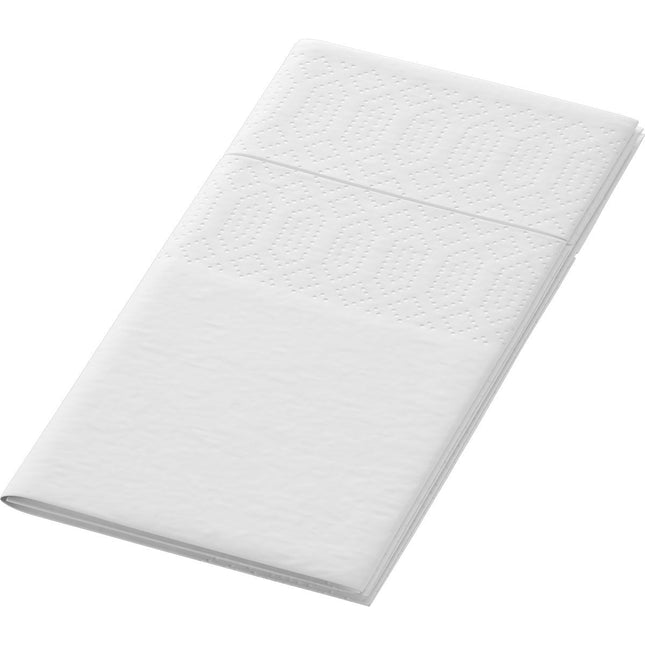 Zellt.Serv. 33x33 cm, 3-lagig, 1/8 KF, weiß - Hochwertige Servietten | Packung (250 Servietten)