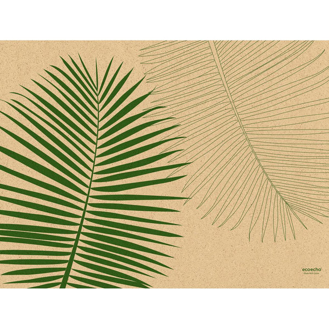 Papier-Tischsets 30x40 cm mit Blattdesign - Ideal für Feste | Packung (250 Stück)
