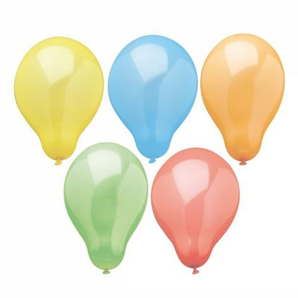 PAPSTAR Luftballons "Rainbow" Ø 19 cm, bunt sortiert für Feste | Beutel (10 Stück)