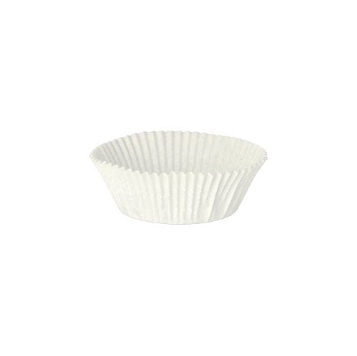 PAPSTAR Backförmchen Ø 5 cm, 2,5 cm hoch, weiß, ideal zum Backen | Faltschachtel (200 Stück)