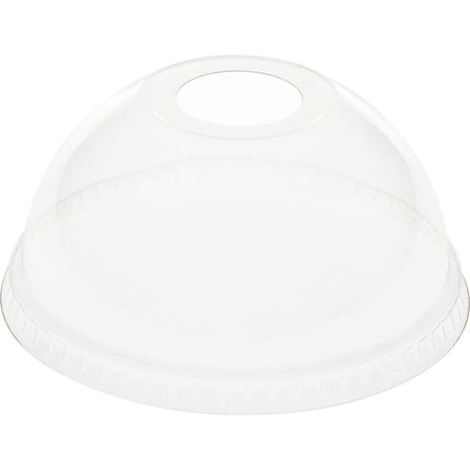 Kuppeldeckel mit Öffnung für 188001-2, rPET  Transparent rPET | Packung (60 Stück)