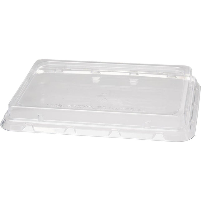 rPET Deckel 850 / 1200 ml  Transparent rPET 239x165x28  | Packung (40 Stück)