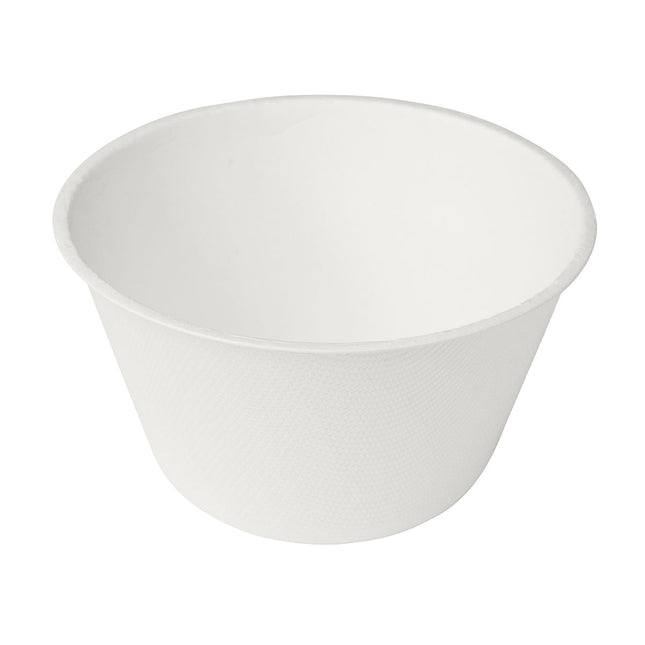 Bagasse Schale 47 cl  Weiß Bagasse - | Packung (35 Stück)