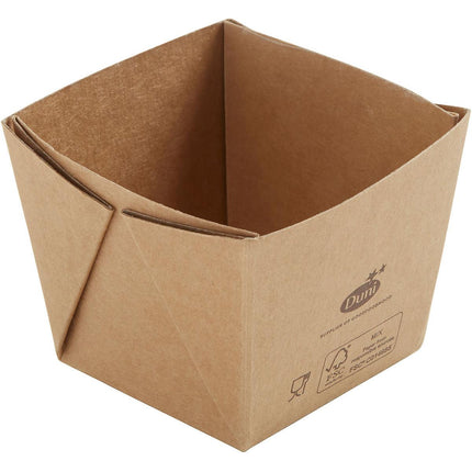 Viking Cube Mini 250 ml  Braun Karton/PLA 75x75x60 | Packung (300 Stück)