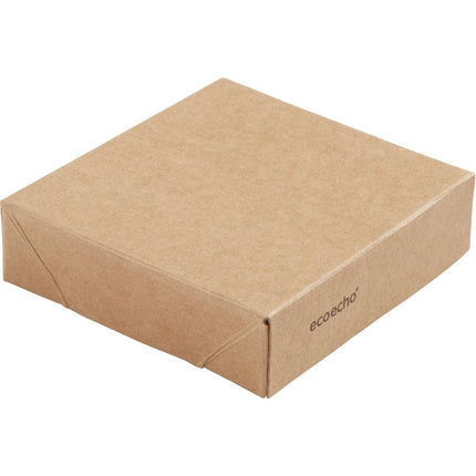 Viking Cube Mini Deckel Karton  Braun Karton/PLA 75x75x20  | Packung (300 Stück)