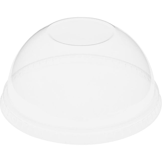 Kuppeldeckel ohne Öffnung für 188004-6, rPET  Transparent rPET | Packung (50 Stück)