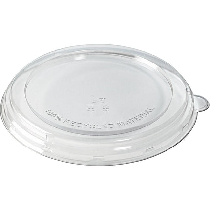 rPET Deckel flach 800-1200 ml  Transparent rPET 213x213x20 | Packung (40 Stück)
