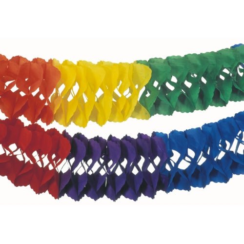 PAPSTAR Großraumgirlande, Papier schwer entflammbar Ø 25 cm · 10 m