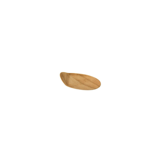 breiter Löffel Holz 64 mm  Beige Holz 64 | Packung (100 Stück)