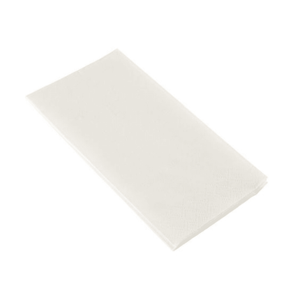 PAPSTAR Servietten 2-lagig, 33x33 cm, weiß, Kopf-Falz | Folie (250 Stück)
