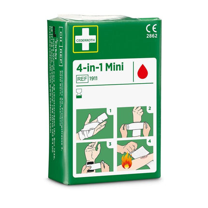 Cederroth 4-in-1 mini blutstopper | Packung (1 Stück)