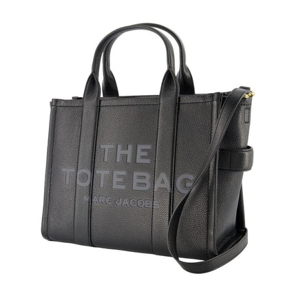 The Medium Tote Tasche aus Leder Schwarz