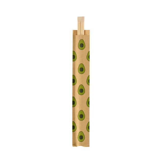 Essstäbchen, 210 mm, Avocado   Bambus 210 | Packung (100 Stück)