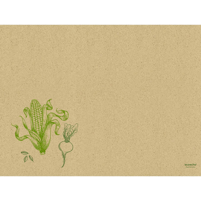 Graspapier Tischset 30 x 40 cm   Veggies | Packung (250 Stück)