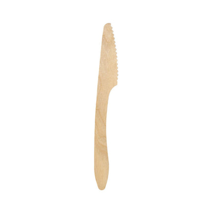 Messer 190 mm, Holz gewachst  Natural gewachst 190 | Packung (100 Stück)