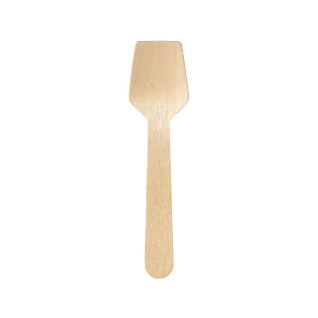 Eislöffel 95 mm, Holz ungewachst  Natural ungewachst 95 | Packung (100 Stück)