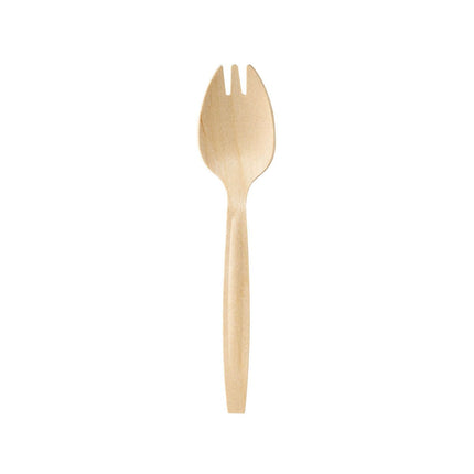 Göffel / Spork 147 mm, Holz gewachst  Natural gewachst 147 | Packung (100 Stück)