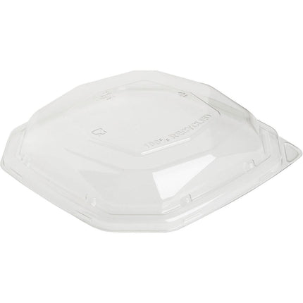rPet Deckel Octabagasse 1000 ml  Transparent rPET 233x233x44 | Packung (50 Stück)
