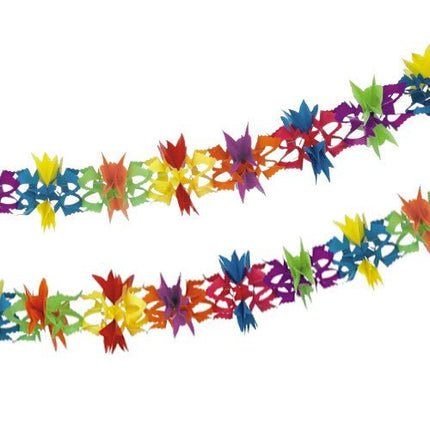 PAPSTAR Girlande "Fantasy", Papier, Ø 17 cm, 6 m lang | Beutel (1 Stück)