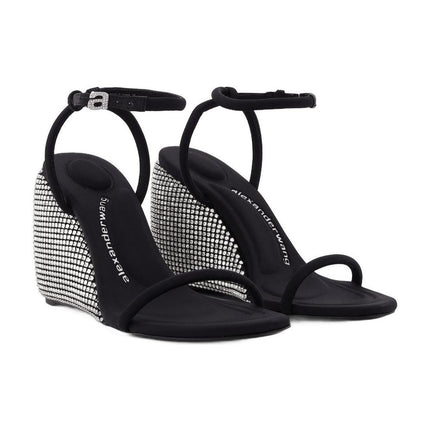 Dahlia 105 Pumps aus schwarzem Lycra