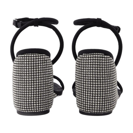 Dahlia 105 Pumps aus schwarzem Lycra